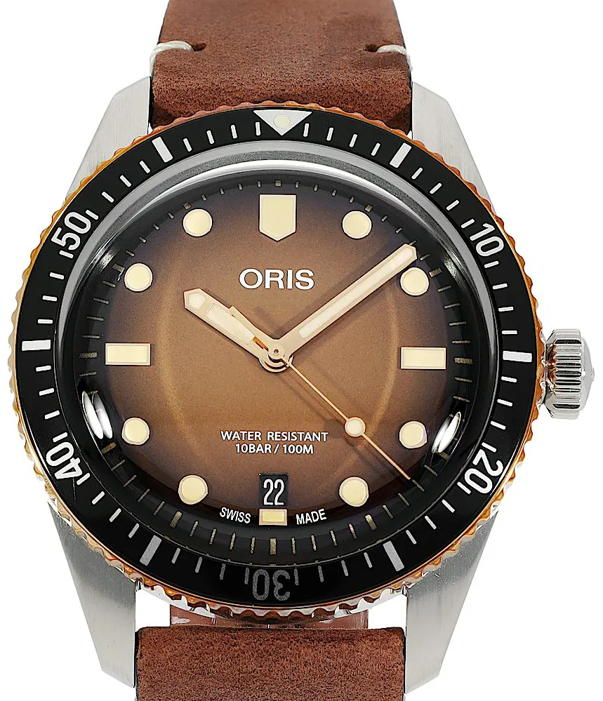 Oris Divers Sixty Five 01 733 7707 4356-07 5 20 45 40mm Bronze Brown