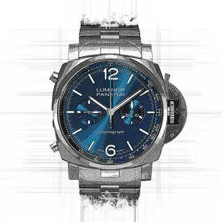 Panerai Luminor Marina PAM 01110 Stainless steel Blue