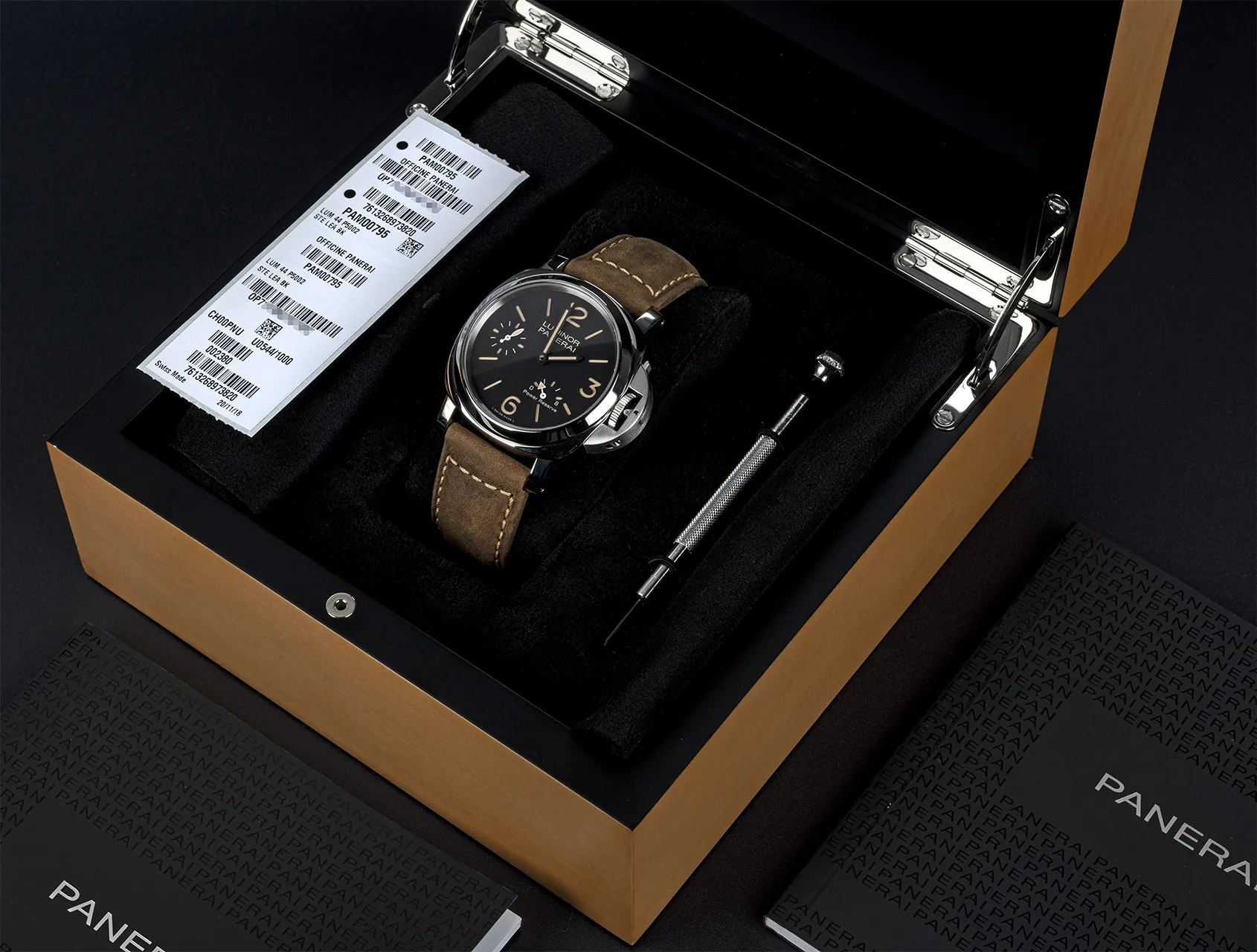 Panerai Luminor PAM 00795 44mm Stainless steel Black 3