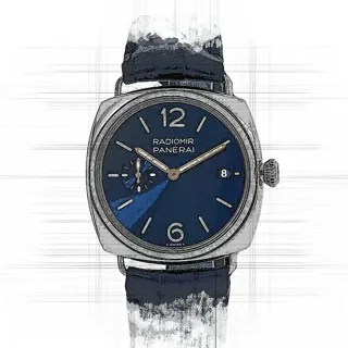 Panerai Radiomir Pam01293 Stainless steel Blue