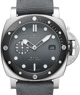 Panerai Submersible PAM 01288 Stainless steel Gray