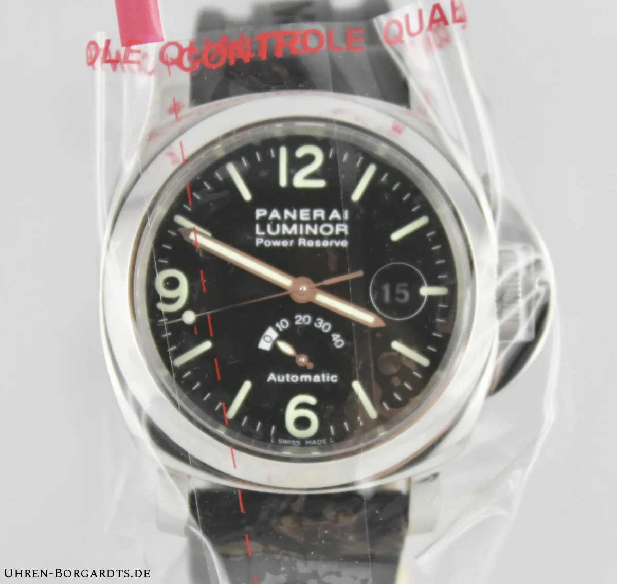 Panerai 00027 44mm Stahl Schwarz