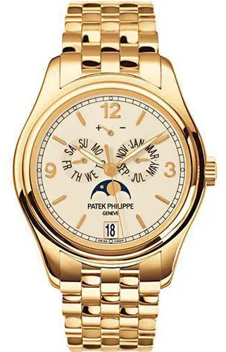 Patek Philippe Annual Calendar 5146/1J 39mm 18k yellow gold Cream