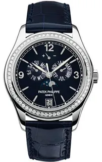 Patek Philippe Annual Calendar 5147G 18k white gold Blue