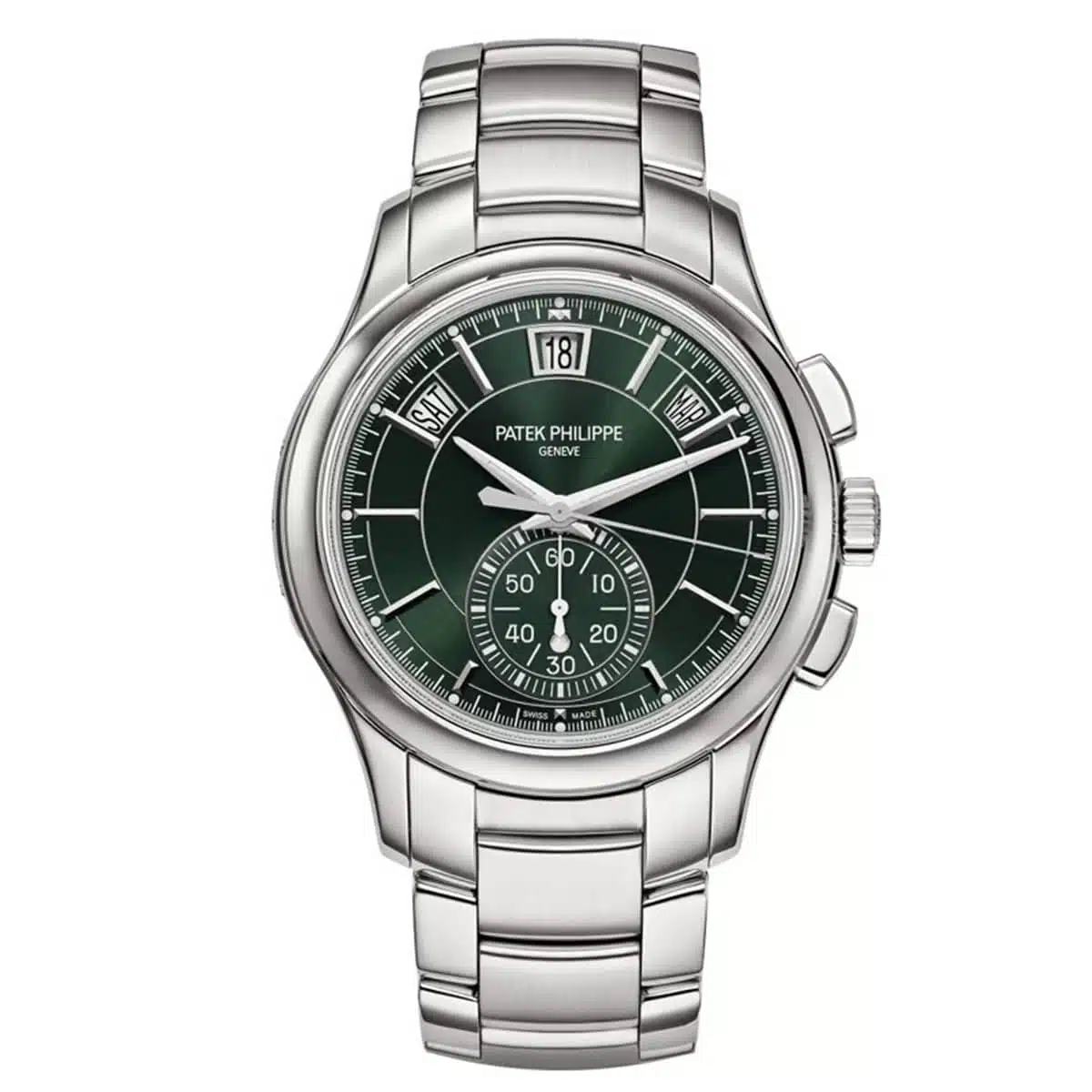 Patek Philippe Annual Calendar Chronograph 5905/1A-001 42mm Stainless steel Green