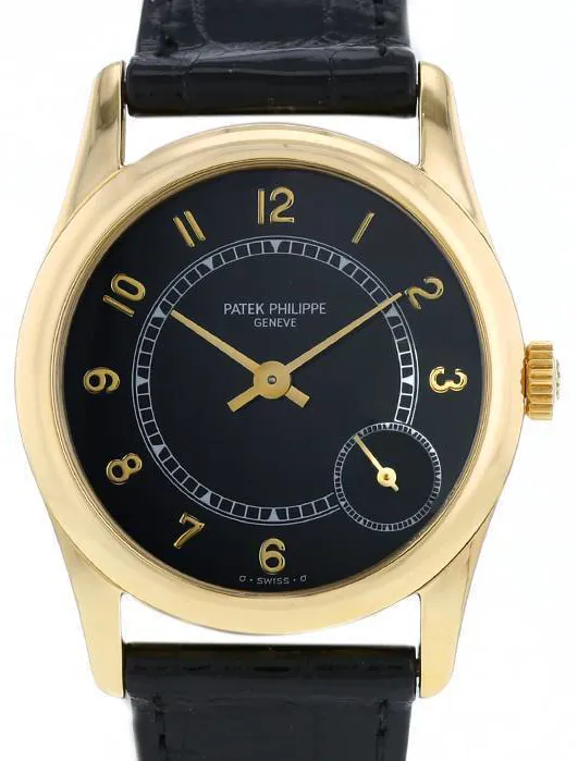 Patek Philippe Calatrava 5000 33mm Yellow gold Black