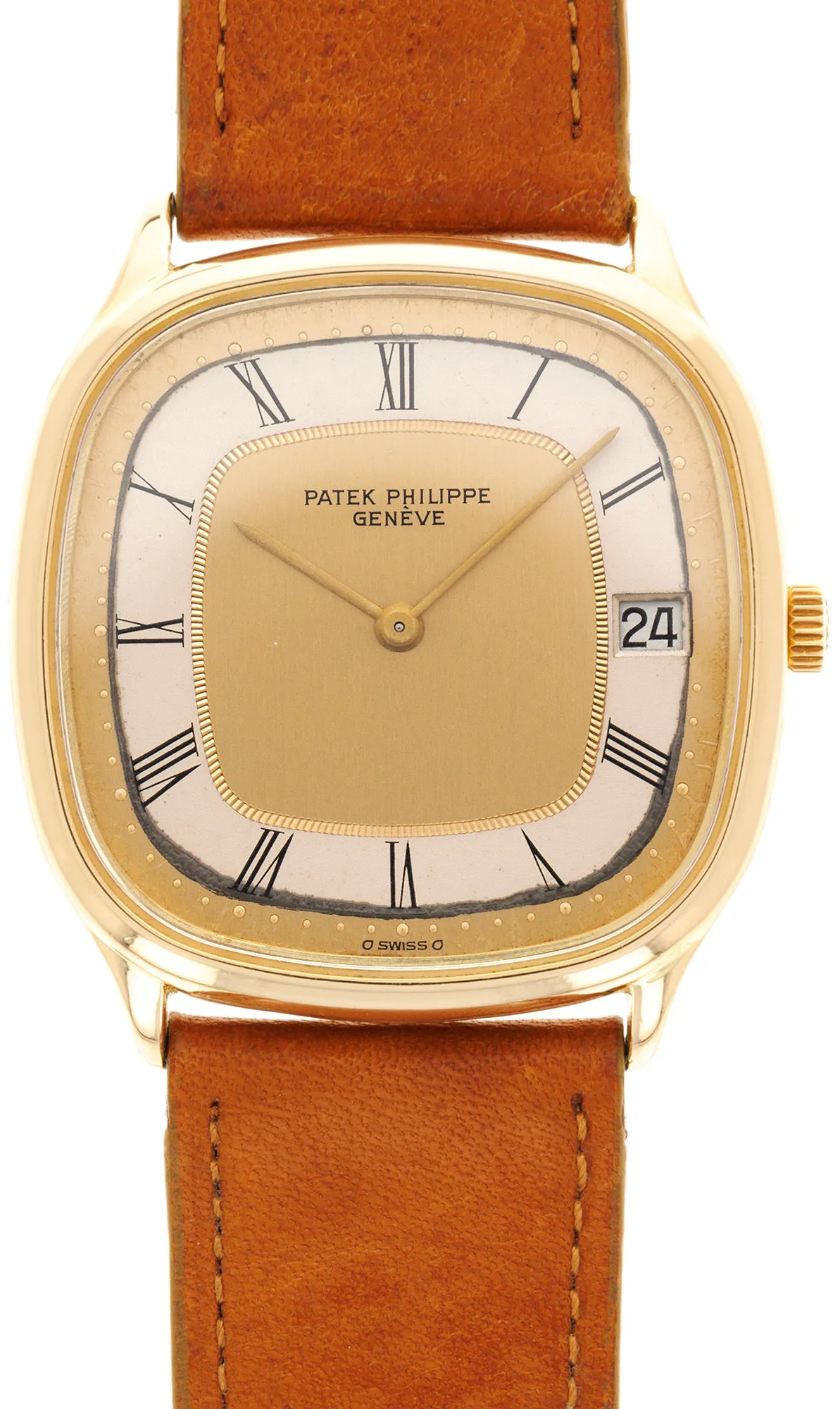 Patek Philippe Ellipse 3874 34mm  18k YG Champagne