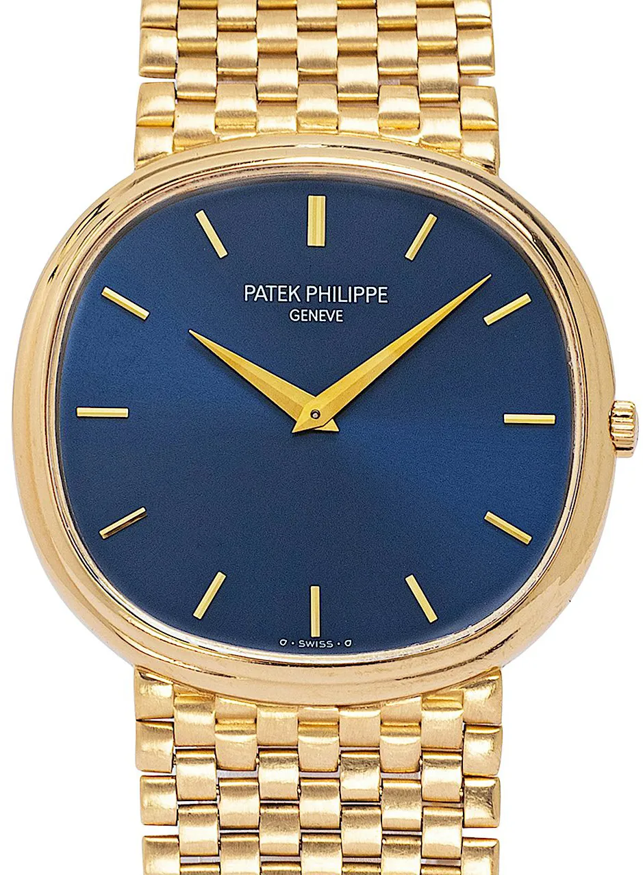 Patek Philippe Ellipse 3879/2 36mm Yellow gold Blau