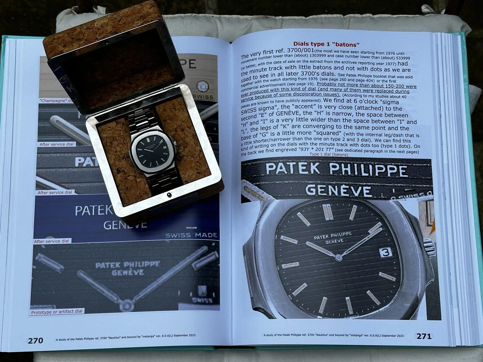 Patek Philippe Nautilus 3700/1A 42mm Stainless steel Blue 5