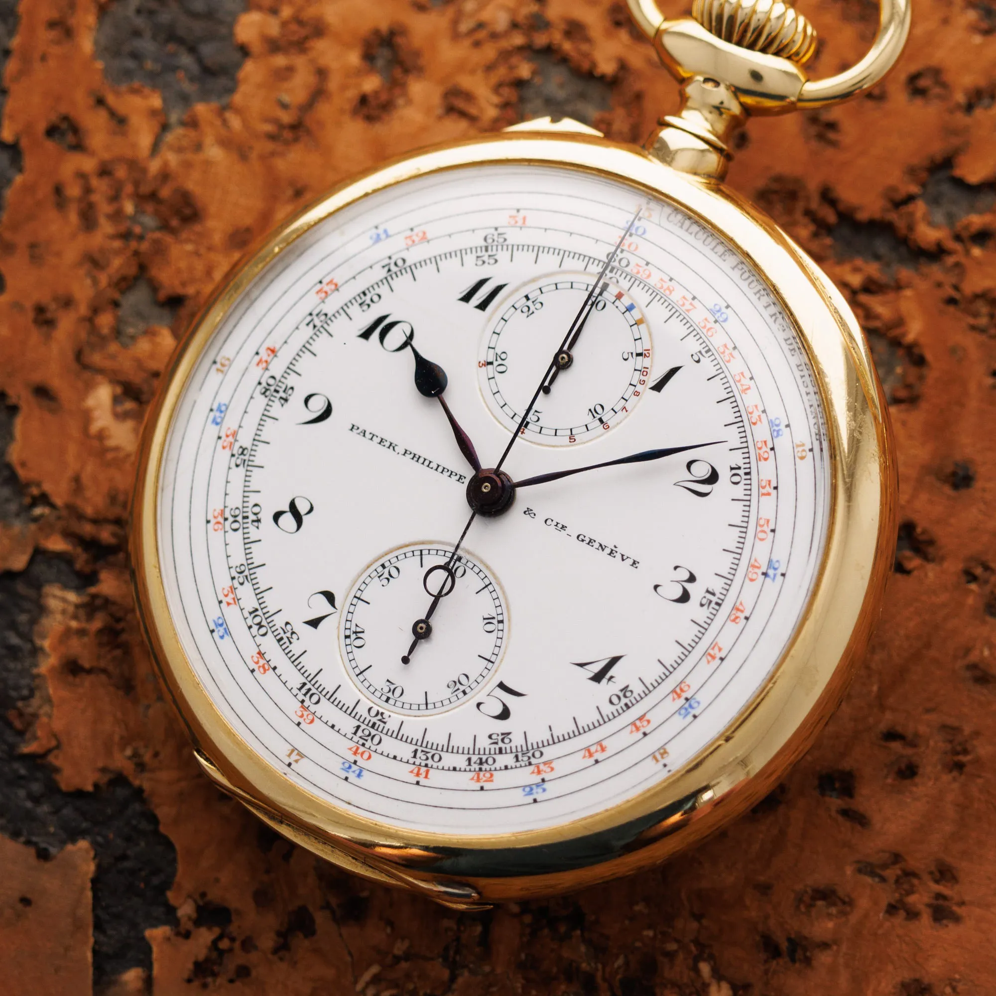 Patek Philippe Pocketwatch 50mm  18k YG White 1