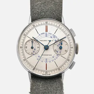 Philippe Watch Chronograph 2519 35.5mm Stainless steel