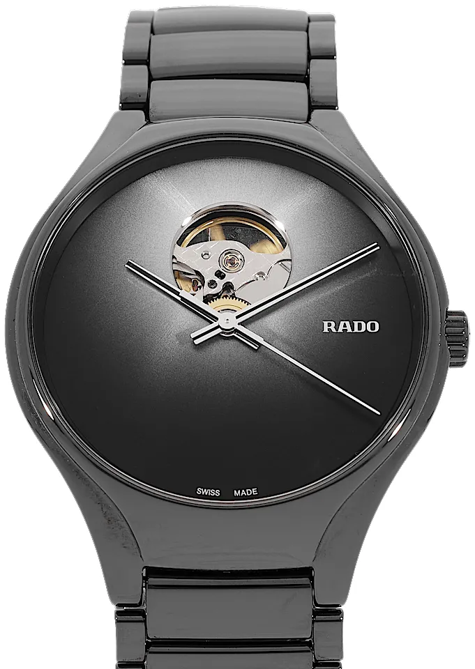 Rado True R27107152 40mm Black ceramic Black