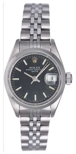 Rolex Oyster Perpetual Date 79190 26mm Stainless steel Black