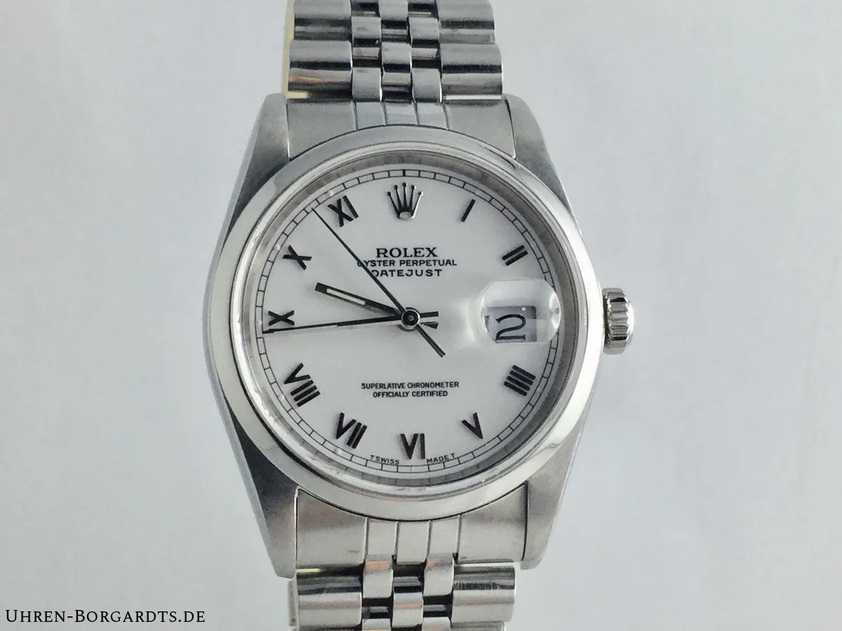 Rolex Datejust 36 16200 36mm Stahl Silver