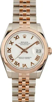 Rolex Datejust 178241 31mm Stainless steel White