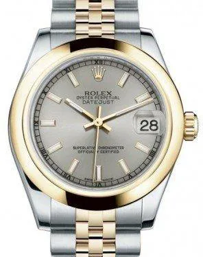 Rolex Datejust 31 178243 31mm Yellow gold and Stainless steel Silver