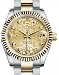 Rolex Datejust 31 178273 Yellow gold and Stainless steel Champagne