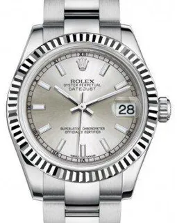 Rolex Datejust 31 178274 White gold and Stainless steel Silver