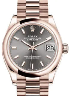 Rolex Datejust 31 278245 Rose gold Gray