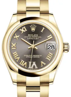 Rolex Datejust 31 278248 Yellow gold Gray