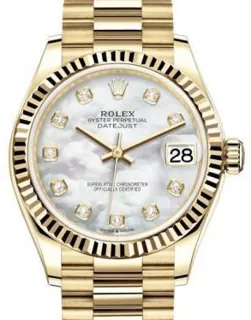 Rolex Datejust 31 278278 Yellow gold White