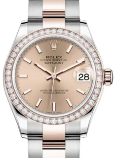 Rolex Datejust 31 278381RBR Steel$Rose Gold$Diamonds Pink