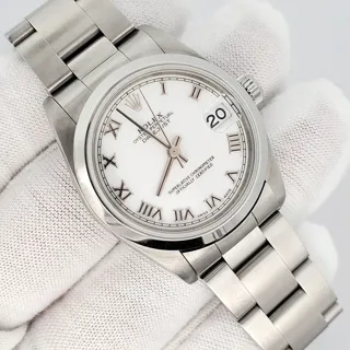 Rolex Datejust 31 78240 Stainless steel White