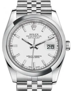 Rolex Datejust 36 116200 Stainless steel White