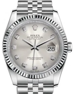 Rolex Datejust 36 116234 White gold and Stainless steel Silver