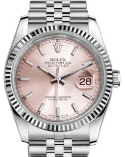 Rolex Datejust 36 116234 White gold and Stainless steel