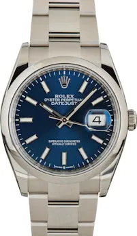 Rolex Datejust 36 126200 36mm Stainless steel Blue