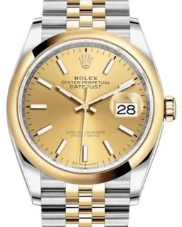 Rolex Datejust 36 126203 Yellow gold and Stainless steel