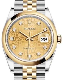 Rolex Datejust 36 126203 Yellow gold and Stainless steel