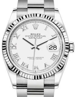 Rolex Datejust 36 126234 White gold and Stainless steel White