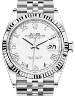 Rolex Datejust 126234 White gold and Stainless steel White