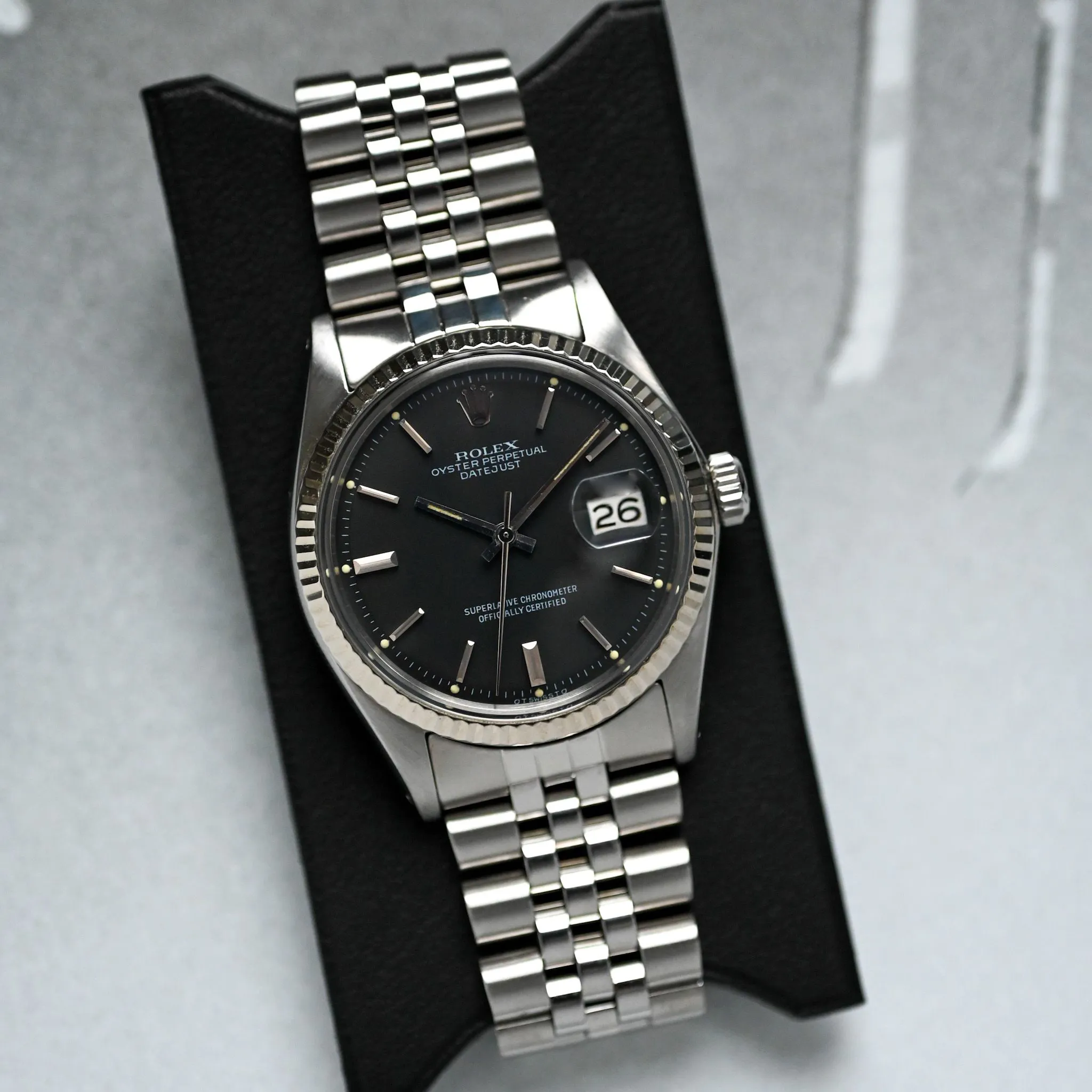 Rolex Datejust 36 1601 36mm Steel Black