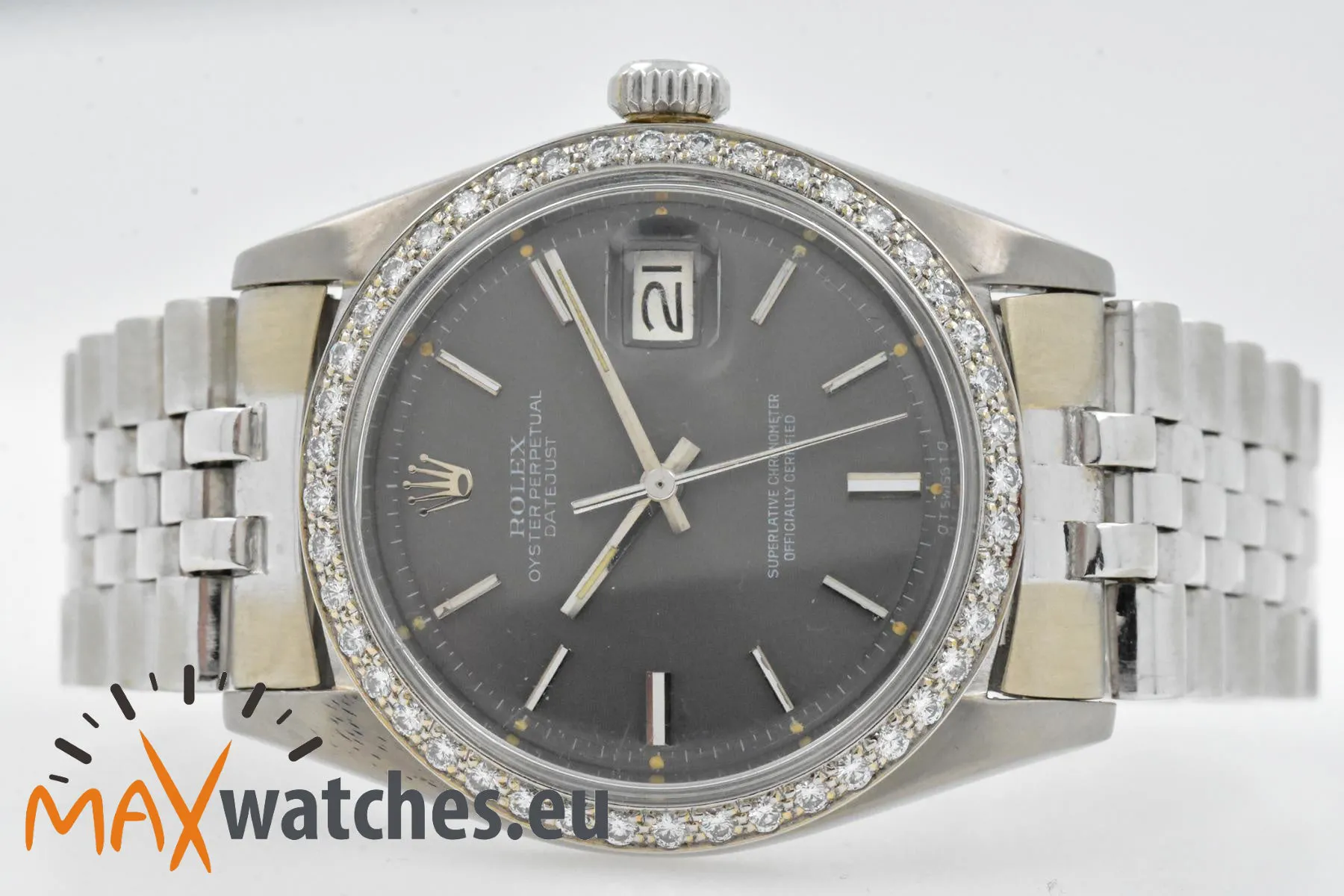 Rolex Datejust 36 1601 36mm 18k white gold Grey