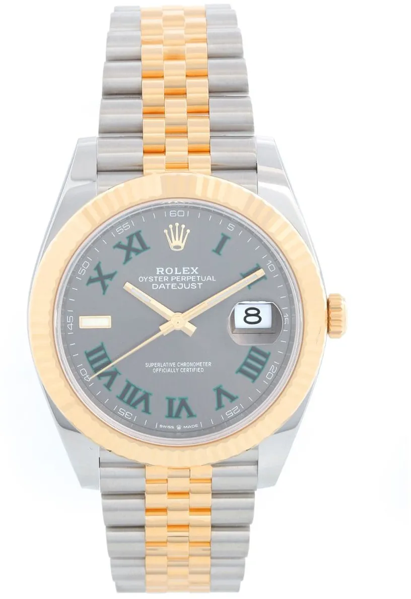 Rolex Datejust 41 126333-0020 41mm Yellow gold and Oystersteel Gray