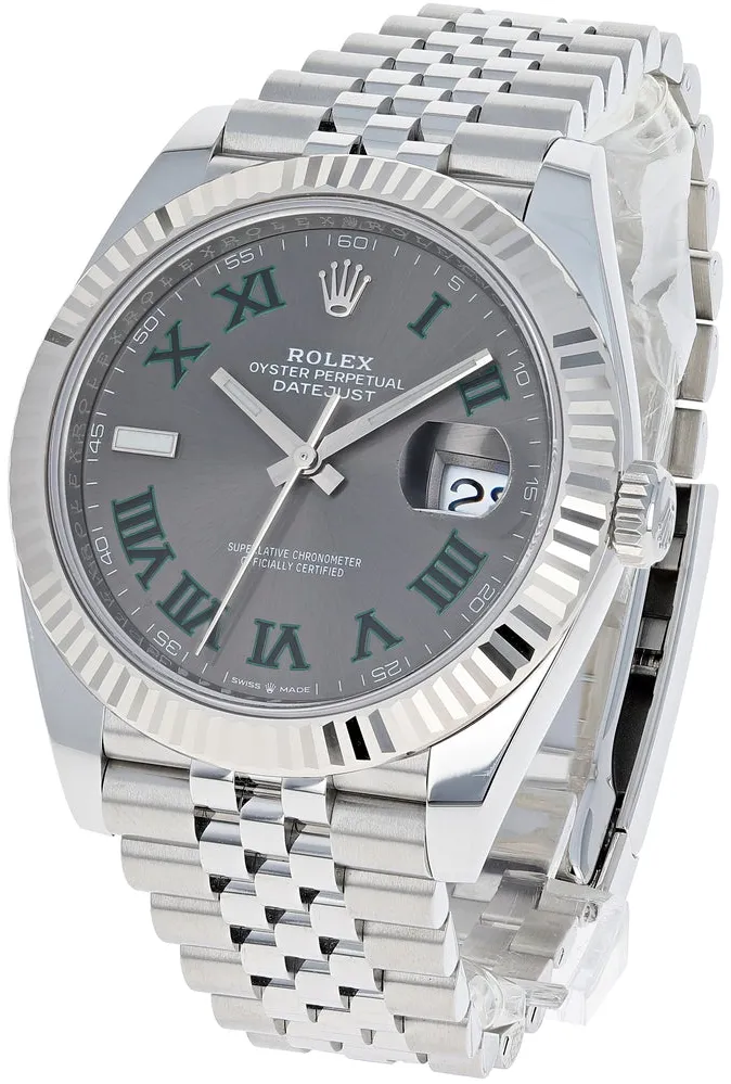 Rolex Datejust 41 126334-0022 41mm White gold and Oystersteel Gray 4