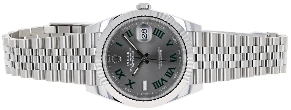 Rolex Datejust 41 126334-0022 41mm White gold and Oystersteel Gray 5