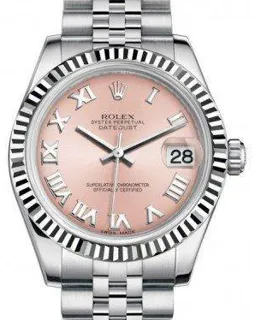 Rolex Datejust 31 178274 White gold and Stainless steel Pink