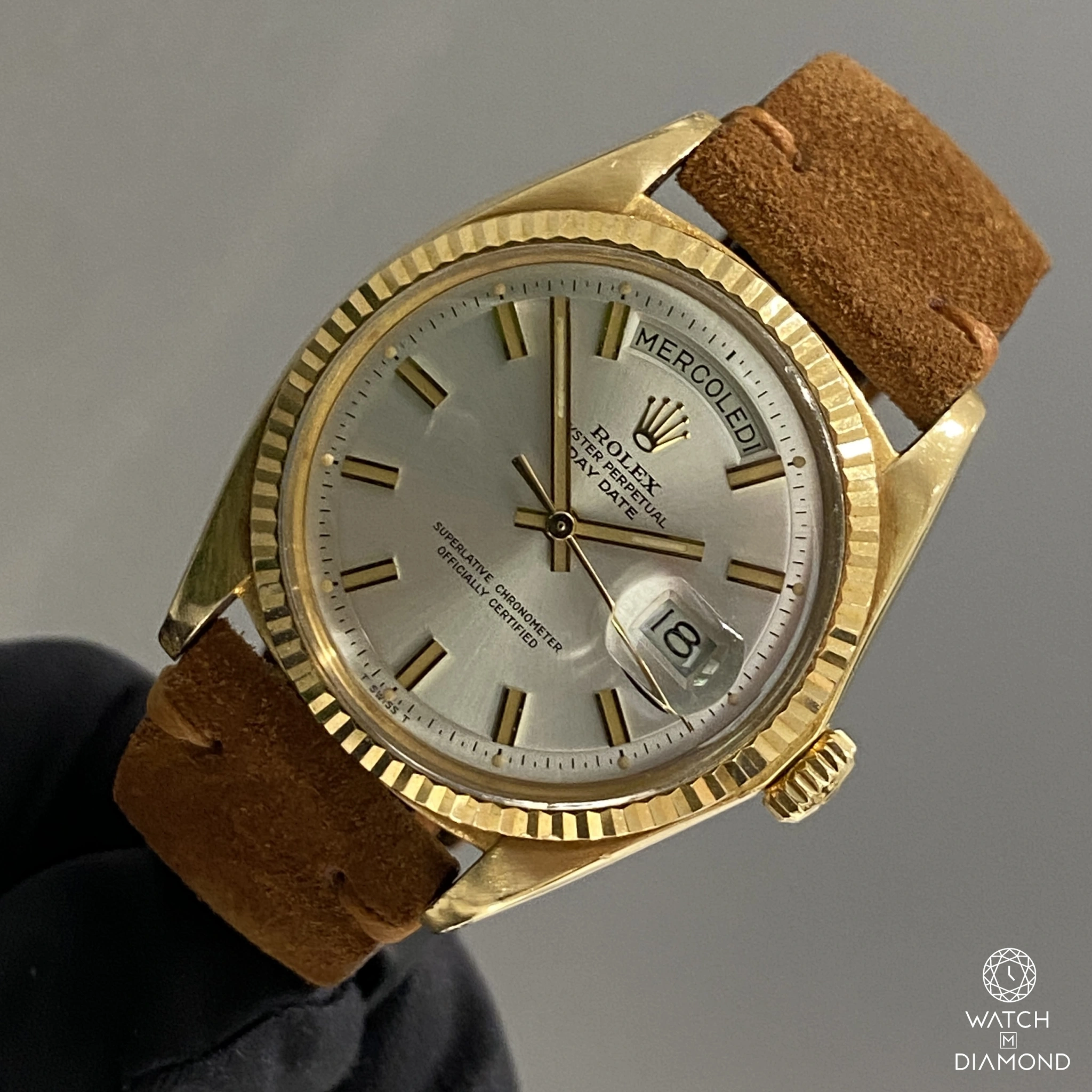 Rolex Day-Date 36 1803 36mm Oro Giallo Champagne