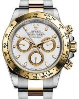 Rolex Daytona 116503 Yellow gold and Stainless steel White