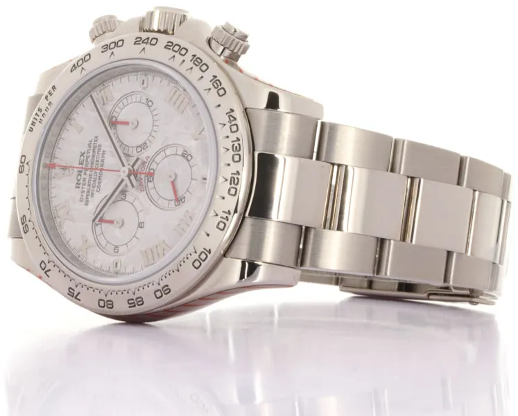 Rolex Daytona 116509 40mm White gold Meteorite 5