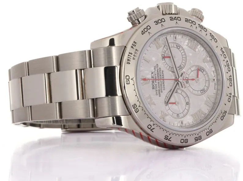 Rolex Daytona 116509 40mm White gold Meteorite 6