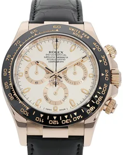 Rolex Daytona 116515ln Rose gold Weiß