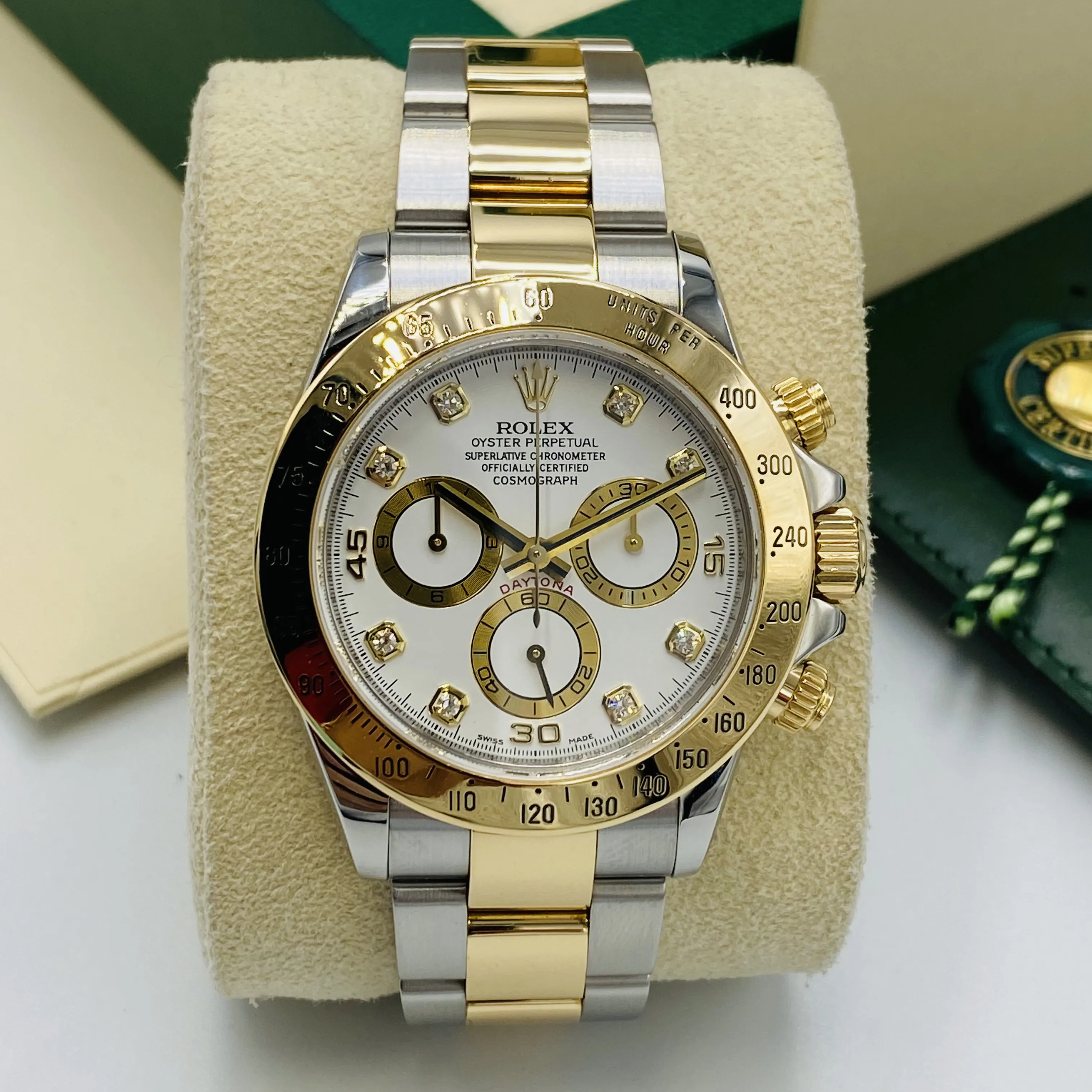 Rolex Daytona 116523 Diamond Champagne 4