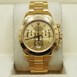 Rolex Daytona 116528 Yellow gold Champagne