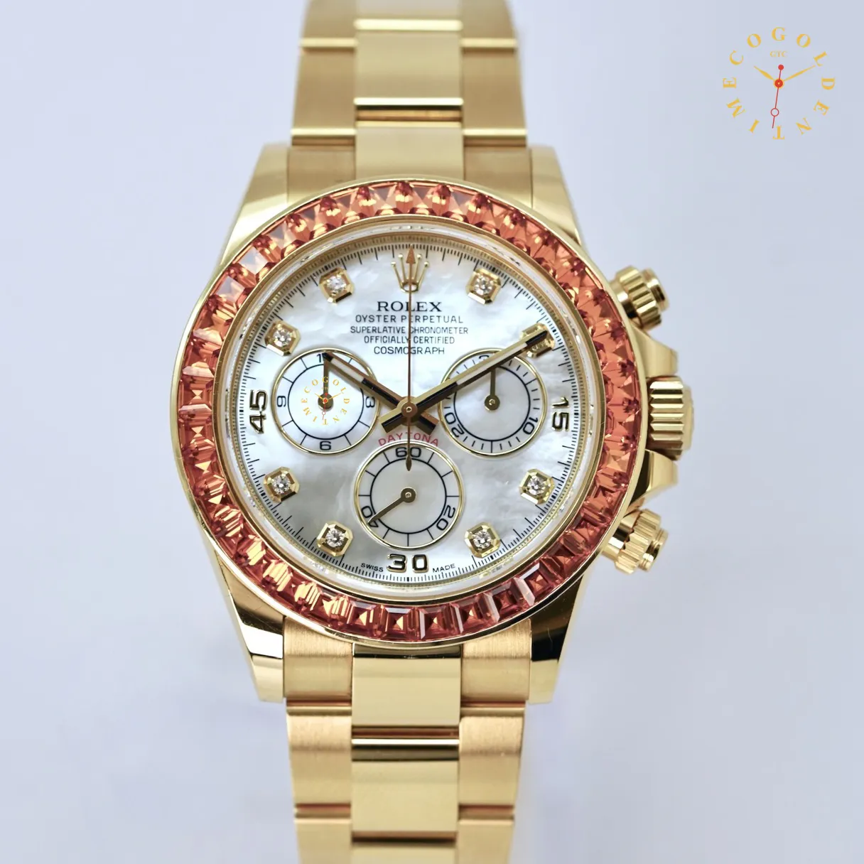 Rolex Daytona 116578SACO 40mm Yellow gold Mother-of-pearl 3