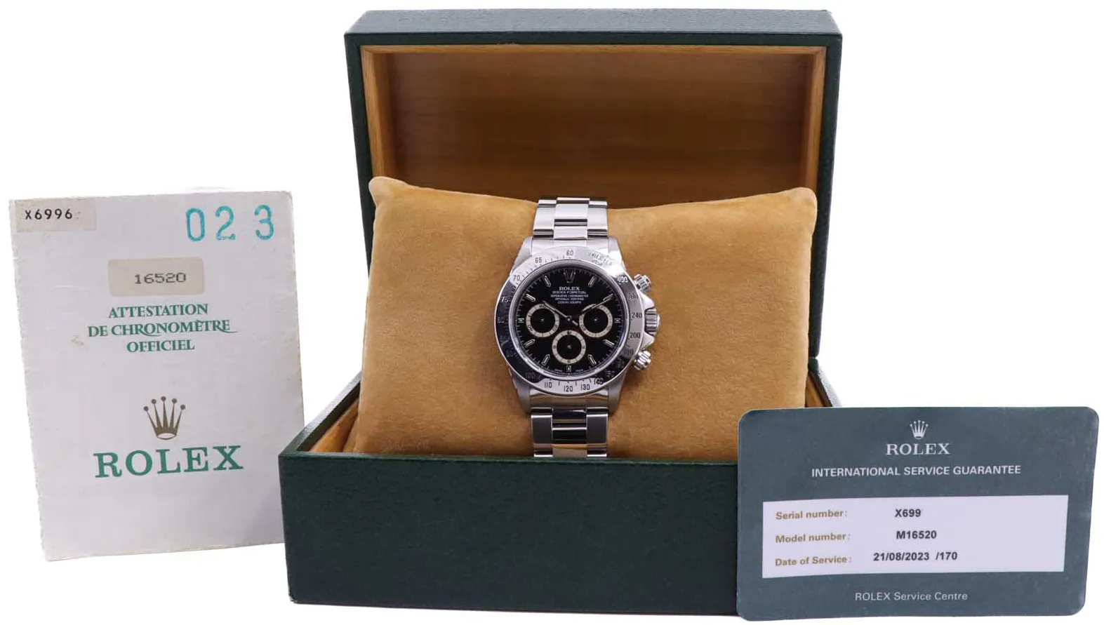 Rolex Daytona 16520 40mm Stainless steel White 7